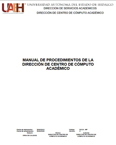 Manual de Procedimientos